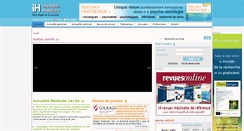 Desktop Screenshot of informationhospitaliere.com